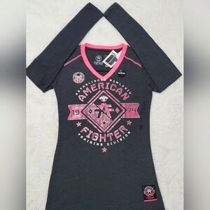 🔷️Massachusetts American Fighter Reflective Tech Graphic Tee🔷️